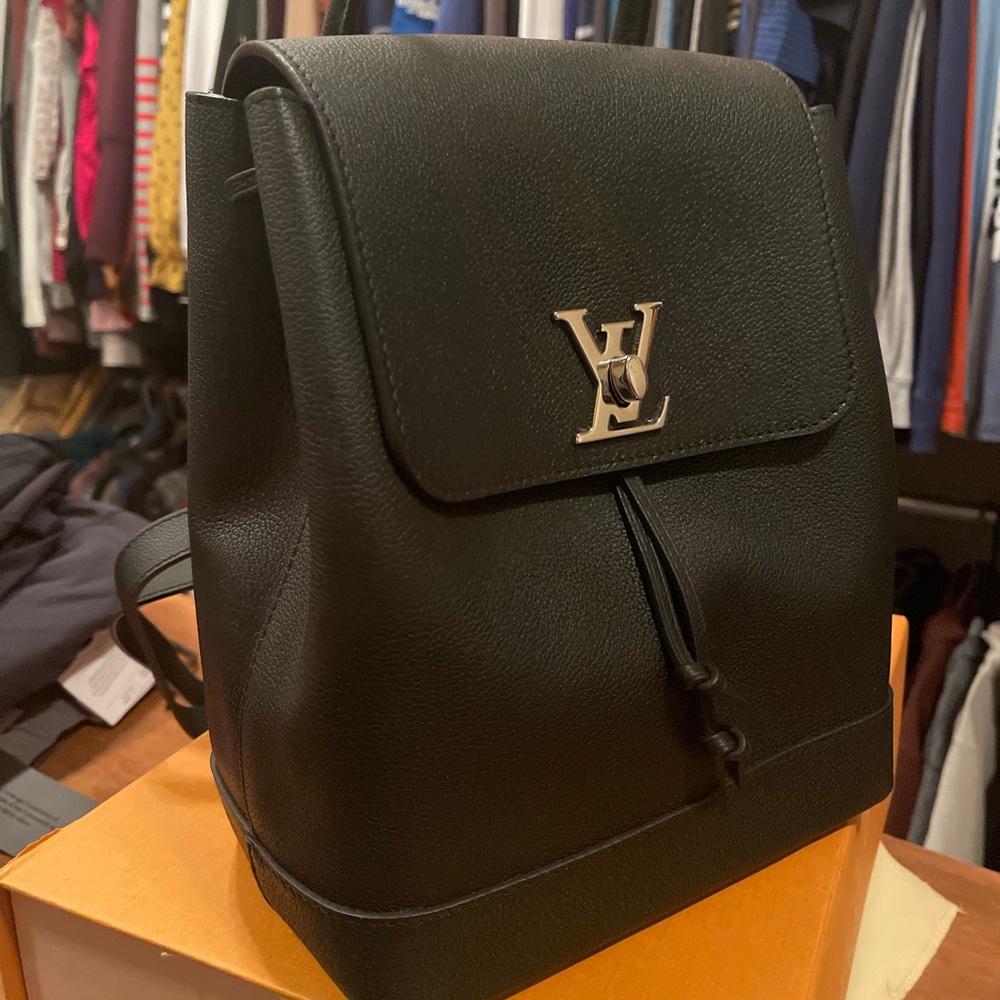 LV Calfskin Lockme Backpack